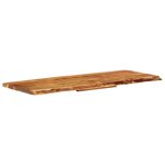 vidaXL Dessus de meuble-lavabo de salle de bain Acacia 140x52x3 8 cm