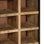 vidaXL Cabinet à chaussures 50x30x110 cm Bois brut de mangue