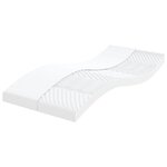 vidaXL Lit de jour avec lit gigogne et matelas rose 100x200 cm velours