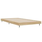 vidaXL Cadre de lit sans matelas chêne sonoma 90x190 cm