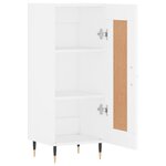 vidaXL Buffet blanc 34 5x34x90 cm bois d'ingénierie