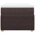vidaXL Sommier à lattes de lit avec matelas Marron foncé 100x200 cm