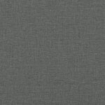 vidaXL Lit de jour avec gigogne et tiroirs gris foncé 90x190 cm tissu