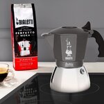 Cafetière Italienne BIALETTI - BRIKKA - Induction 4 tasses