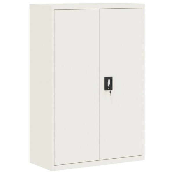 vidaXL Classeur blanc 90x40x140 cm acier