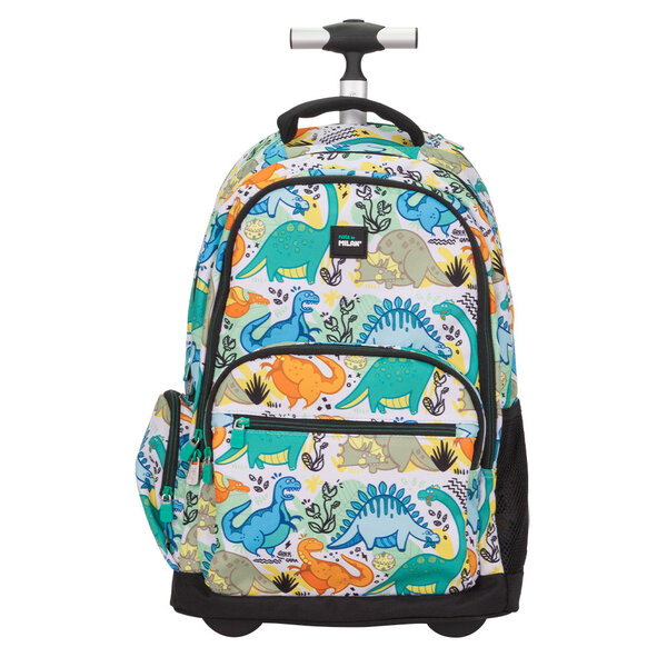Sac à dos à roulettes et 6 fermetures éclair (25 L) série spéciale Dinos