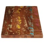 vidaXL Dessus de table 140x60x3 8cm rectangulaire bois massif récupéré