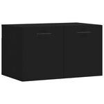 vidaXL Armoire murale Noir 60x36 5x35 cm Bois d'ingénierie