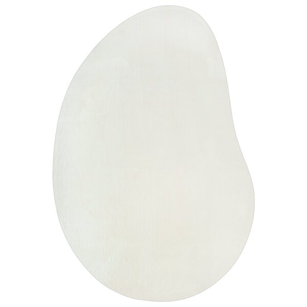 vidaXL Tapis d'aire Crème 140x200 cm Antidérapant
