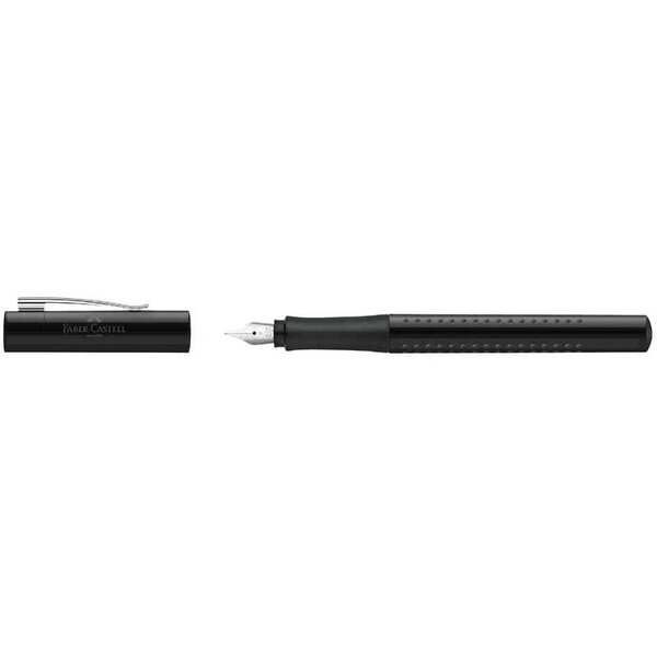 Stylo plume grip 2010 harmony  f  noir faber-castell