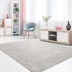 Tapis d'intérieur uni 80 x 150 cm - Gris