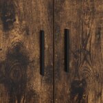 vidaXL Cadre de Lit Chêne Fumé 75x190 cm