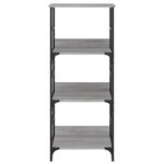 vidaXL Bibliothèque sonoma gris 50x33x117 5 cm bois d'ingénierie