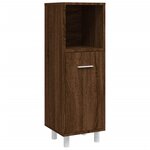 vidaXL Ensemble d'armoires de salle de bain 4 Pièces chêne marron