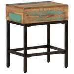 vidaXL Table d'appoint 40x30x51 cm Bois massif de récupération