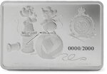 Pièce de monnaie en Argent 2 Dollars g 31.1 (1 oz) Millésime 2025 JAQ AND GUS