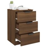 vidaXL Table de chevet Chêne marron 40x36x65 cm