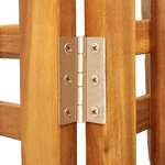 vidaXL Cloison de séparation 4 panneaux 162x2x115 cm Bois d'acacia