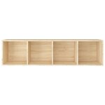 vidaXL Bibliothèque/Meuble TV Chêne sonoma 36x30x143cm Bois ingénierie