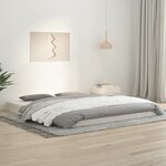 vidaXL Cadre de lit sans matelas blanc 180x200 cm bois massif de pin