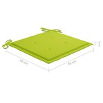 vidaXL Chaises de jardin et coussins lot de 8 Bois acacia solide Gris