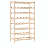 vidaXL Casier à bouteilles Bois de cèdre 57 5 x 28 x 102 cm