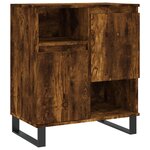 vidaXL Buffets 3 Pièces Chêne fumé Bois d'ingénierie