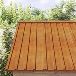 vidaXL Panneaux de toiture 36 Pièces rouillé 100x44 cm Acier corten