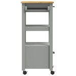 vidaXL Chariot de cuisine MONZA 48x40x90 cm bois massif de pin