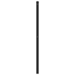 vidaXL Tête de lit métal noir 90 cm