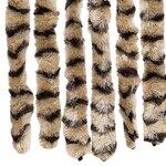 vidaXL Rideau anti-mouches beige et marron 100x230 cm chenille