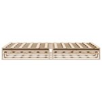 vidaXL Cadre de lit sans matelas 150x200 cm bois de pin massif