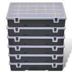 vidaXL Boîte à outils 6 Pièces