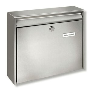 Boîte aux lettres Borkum 3877 Ni Acier inoxydable Argenté - BURG-WÄCHTER