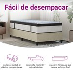 vidaXL Matelas à ressorts ensachés moyen 70x200 cm