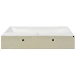 vidaXL Vasque avec trou de robinet en céramique Blanc 76x42 5x14 5 cm