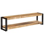 vidaXL Meuble TV 150x30x40 cm Bois massif de manguier