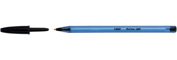 Stylo bille CRISTAL SOFT pointe moyenne 1,2 mm encre Noire BIC