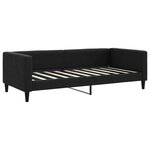 vidaXL Lit de repos noir 90x190 cm tissu