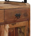 vidaXL Buffet avec étagères Bois de récupération massif 120x35x200 cm