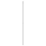 vidaXL Tête de lit métal blanc 90 cm