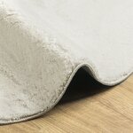 vidaXL Tapis d'aire Crème 140x200 cm Antidérapant