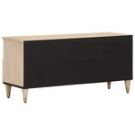 vidaXL Meuble TV 100x33x46 cm bois massif de manguier
