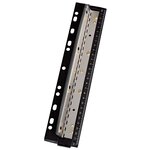 Perforateur de poche en métal avec graduation 8 cm 4 perforations Noir WEDO