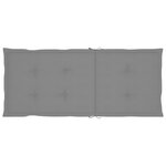 vidaXL Chaise à bascule avec coussin bambou