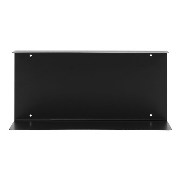 Étagère murale acier noir 40 x 18 x 18 cm