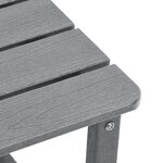 Ensemble de salon de jardin vidaXL 3 pièces gris clair HDPE