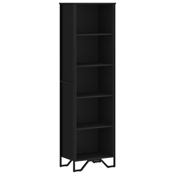 vidaXL Bibliothèque noir 50x31x169 cm bois d'ingénierie