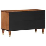 vidaXL Meuble TV 80x33x46 cm bois massif de manguier