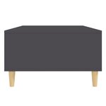 vidaXL Table basse gris 103 5x60x35 cm bois d'ingénierie